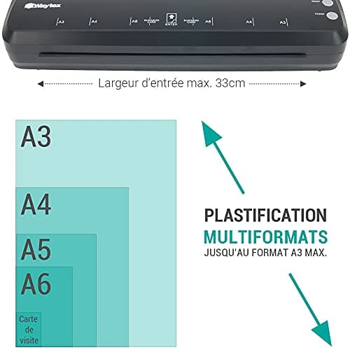 Imprimeuse thermique A3 A4 A5 A6 A7 Pro rapide chaud et froid jusqu'à 2x125 microns pour bureau ou maison - Rapide et po