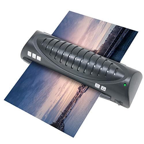 Waytex 78210V Plastifieuse Format A4/A5/A6/A7 Noir Fiable et Rapide pour Cabinets et Archivistes