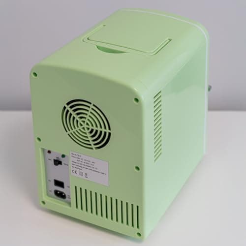 Flamingueo Mini Frigo - Petit Frigo 4L, Frigo 12V/220V, Fonction Chaud et Froid