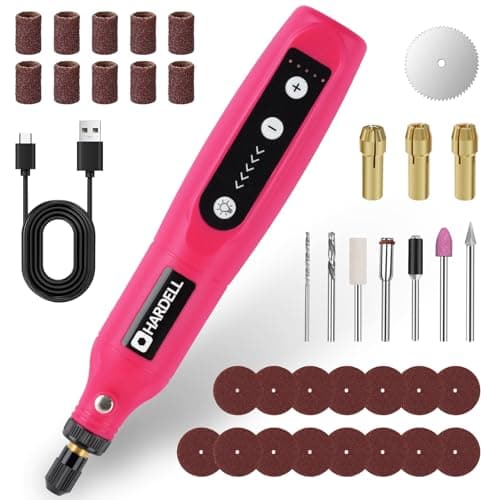 Hardell outil rotatif multifonction sans fil led — Rose Simple