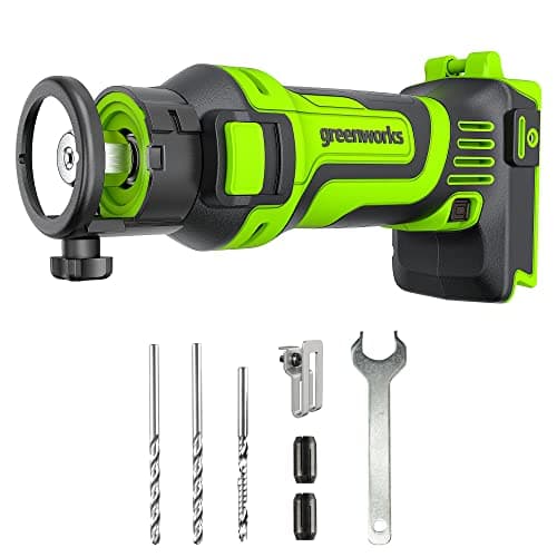 Greenworks Scie circulaire sans fil 24V GD24KSK2, lame Ø165 x Ø20 mm, profondeur de coupe : 67 mm, batterie 2Ah, chargeu — Scie vitesse