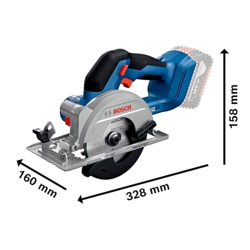 Bosch Professional 18V System Scie circulaire Sans-Fil GKS 18V-51 | Moteur sans charbon | Butée longitudinale | Économiq