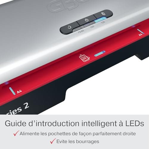 title: Laminateur G:250 A4 EU Professionnel pour Documents et Cartes Polyester Film Abrasion Étancheités 120 micron