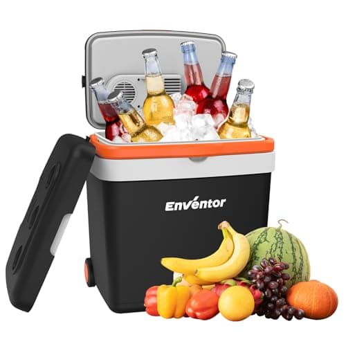 Glacière électrique Enventor 33 Litres Voiture Camping Bateau Mode ECO Réfrigérateur Allégeance Écologique