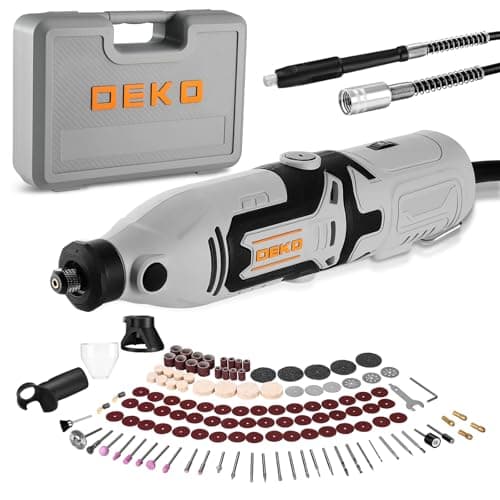 Outil Rotatif DEKOPRO 126 pièces Gris pour Bois/Métal
