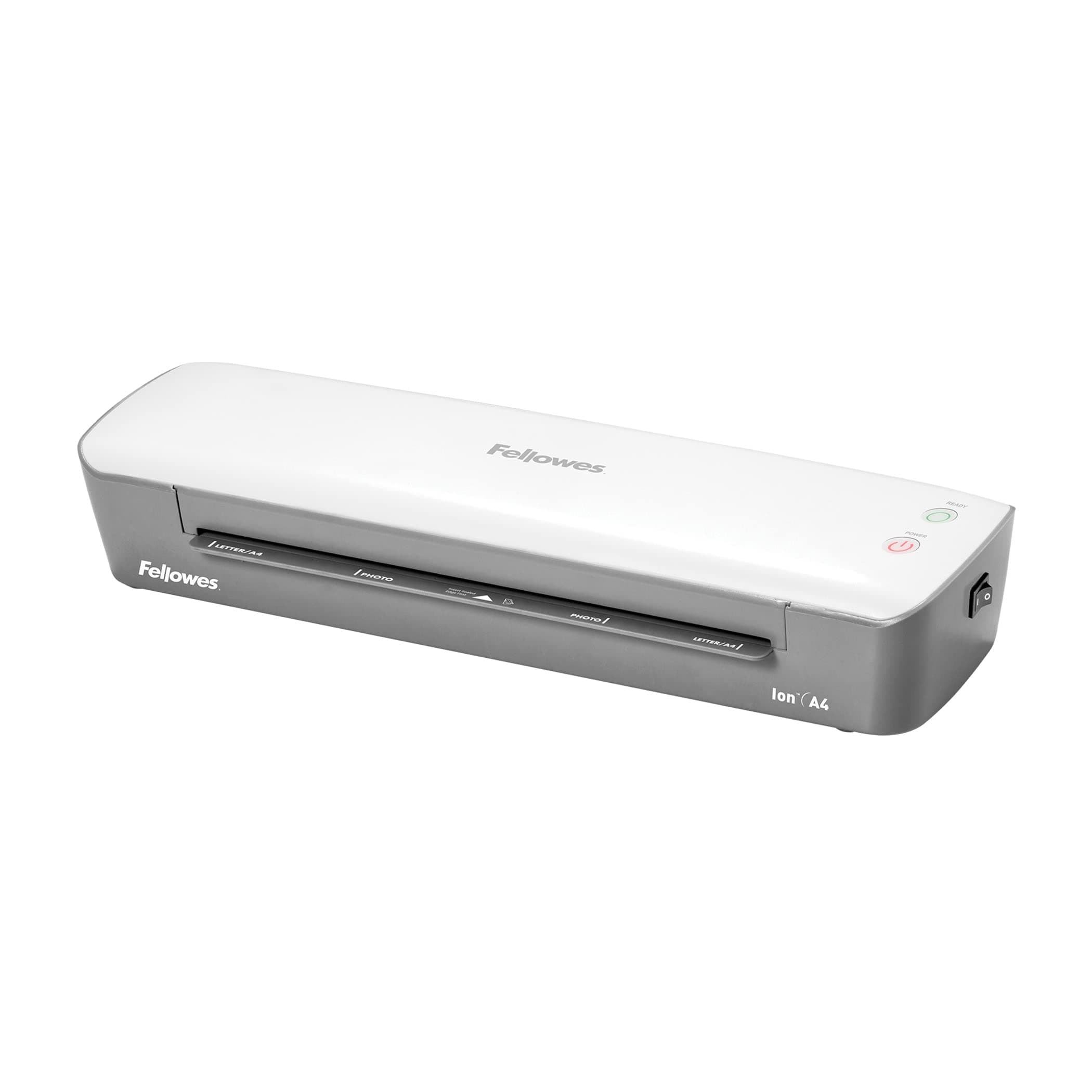 Fellowes Plastifieuse Ion A4 10 Feuilles 80-125 Microns 30 cm/min 4 Min Chauffe Arrêt Auto Mode Veille Maison Bureau Loi