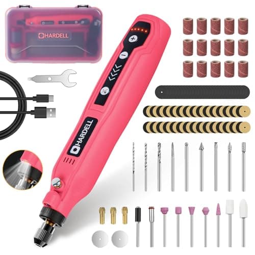 Hardell outil rotatif multifonction sans fil led — Rose 129