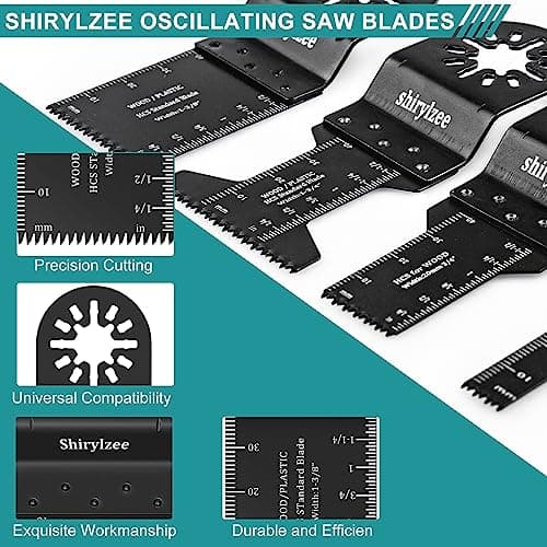 igsaw oscillante Multifonction 20 pièces Black&DeDecker Ryobi Rockwell WORX Outils pour Plastique Bois Métal Américains