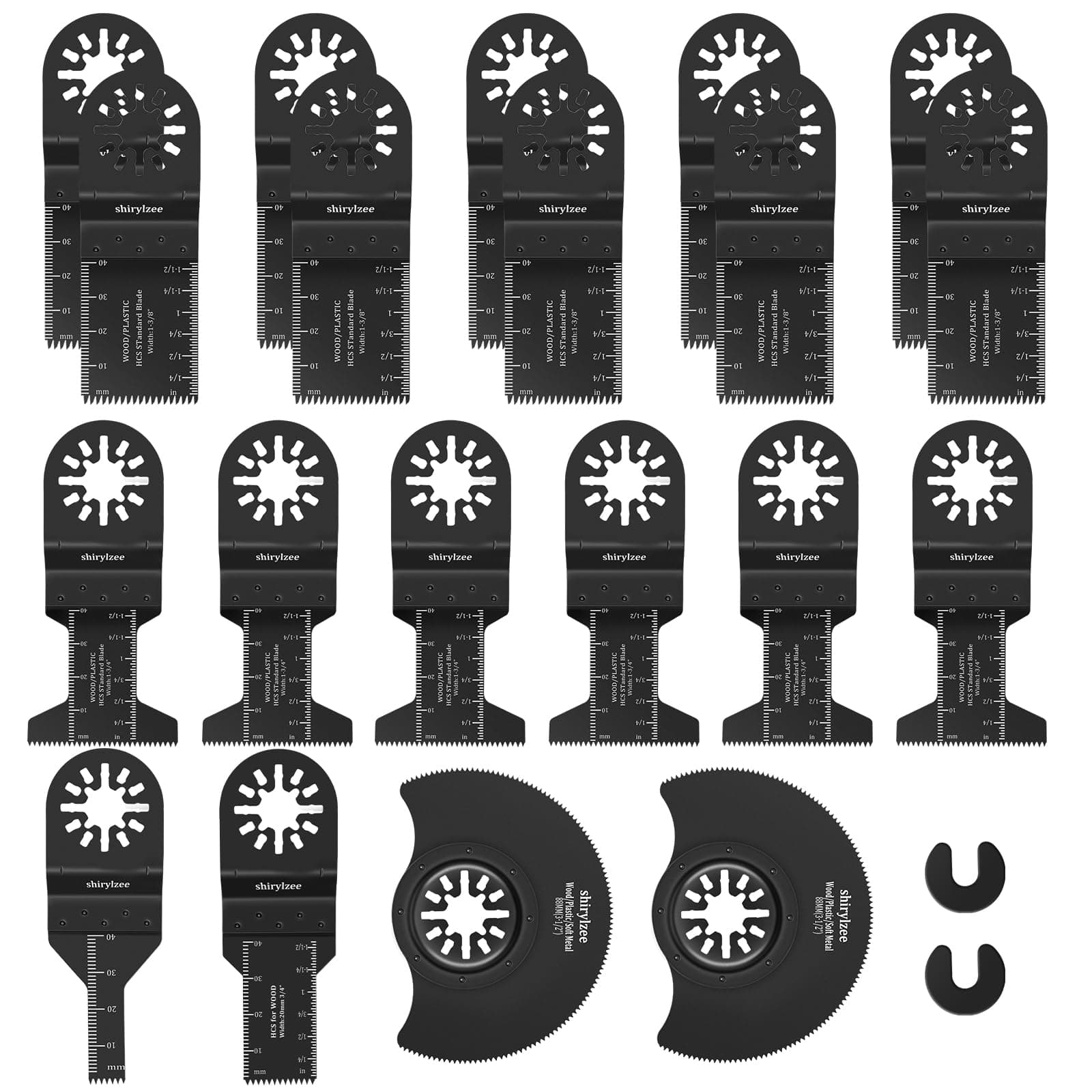 igsaw oscillante Multifonction 20 pièces Black&DeDecker Ryobi Rockwell WORX Outils pour Plastique Bois Métal Américains