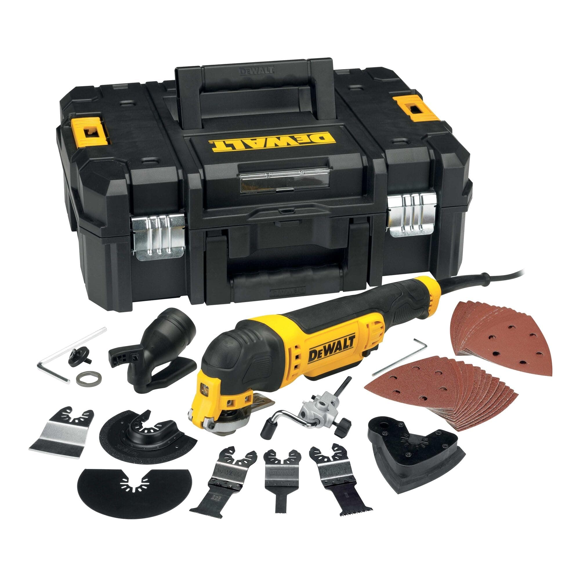 DEWALT - multi-cutter filaire oscillant - outil multifonctionnel pour bricoleurs - 22000 oscillations/min - 1,6° d'oscil